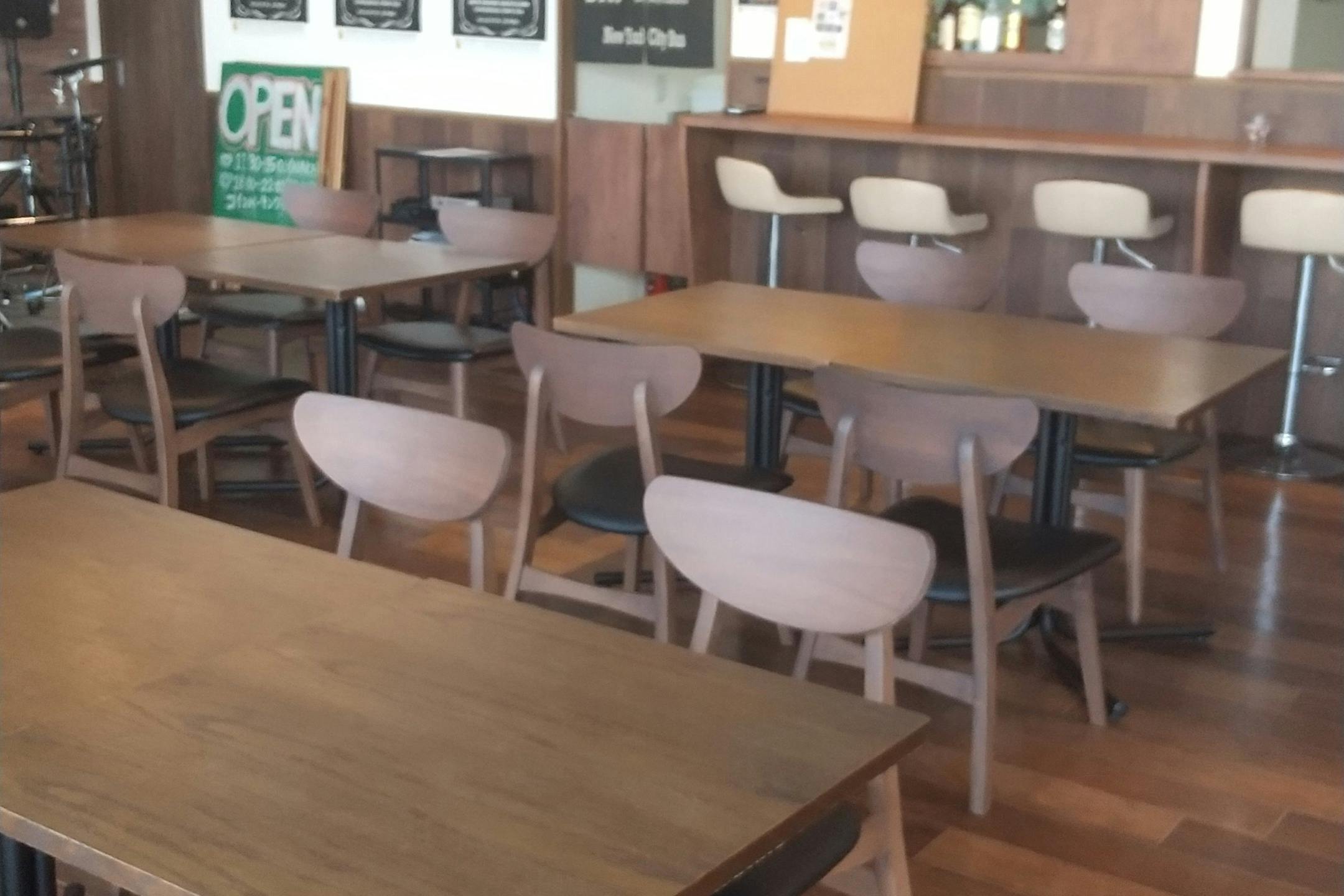 【鹿沼駅4分】ワークショップや飲食を伴うイベントに利用可能なキッチン付きカフェレンタルスペース