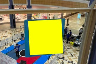 【イオンモール堺北花田】モール内広告 ガラス面シールの画像