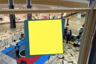 【イオンモール堺北花田】モール内広告 ガラス面シールの画像