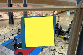 【イオンモール堺北花田】モール内広告 ガラス面シール