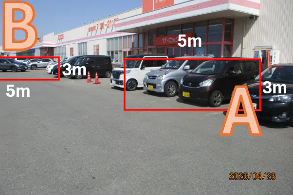 【ザ・ビッグ潟上店】店舗入り口左 販促プロモーションやキッチンカー出店に最適なスーパー店外催事イベントスペース