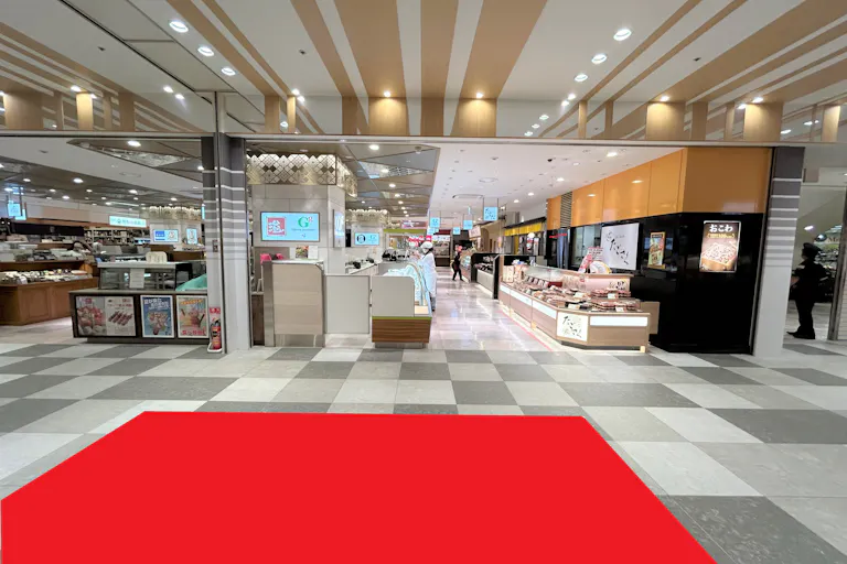 【アミュプラザ鹿児島】B1F 東西通路(西側)/食物販に最適な、グルメ・土産物フロア地下通路中央のポップアップスペースの画像4