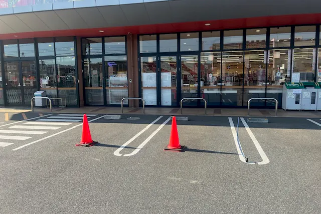 【フレスタ蔵王店】キッチンカー、プロモーションイベントに利用可能な屋外スペース