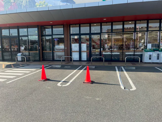【フレスタ蔵王店】キッチンカー、プロモーションイベントに利用可能な屋外スペース