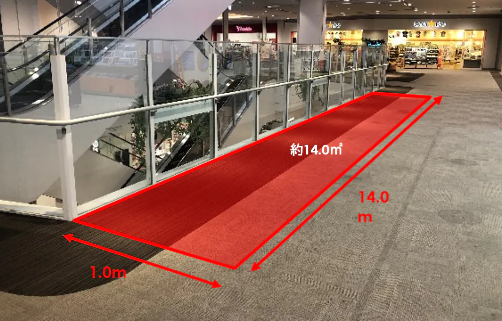 【ららぽーと海老名】4-⑤ 北側エスカレーター 前©