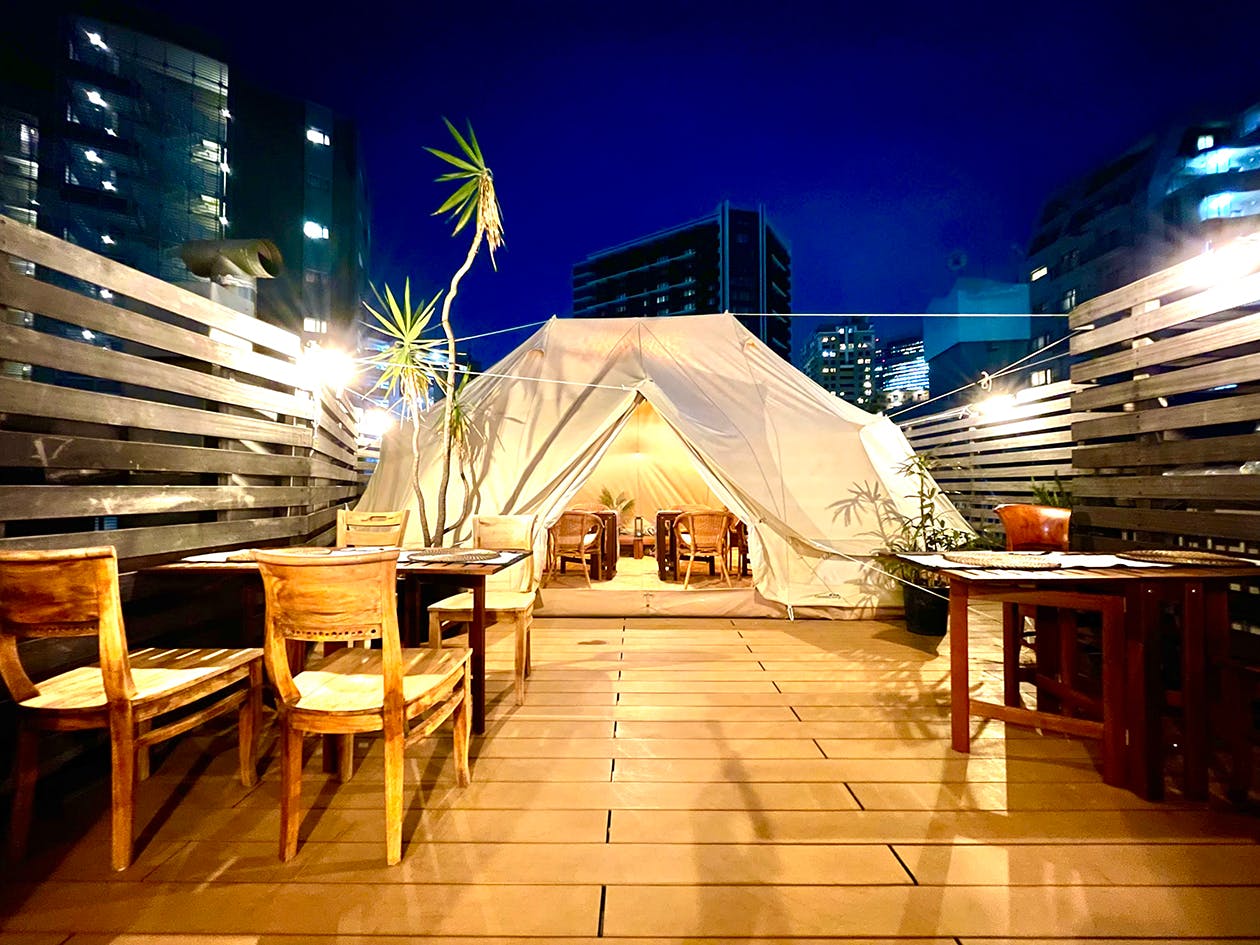 【恵比寿駅7分】屋外型イベントやワークショップに適した恵比寿の中心に位置するレンタルグランピングスペース