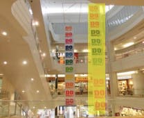 【イオンモール神戸北】モール内広告 大型バナーの画像