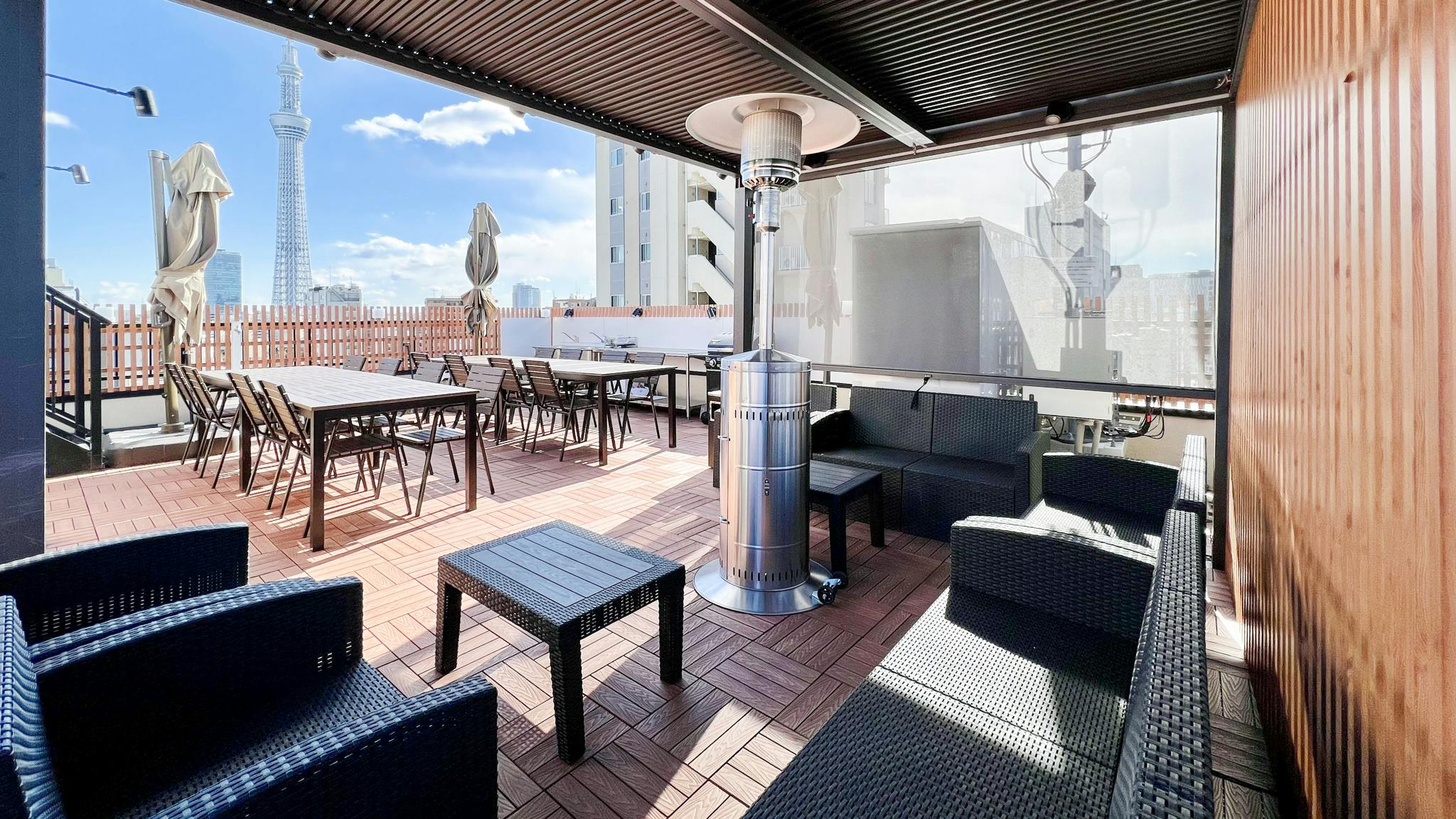 現在屋根はございません