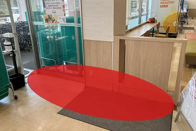 【ベイシア 古河総和店】各種プロモーションや食物販に最適なイートイン横催事イベントスペース