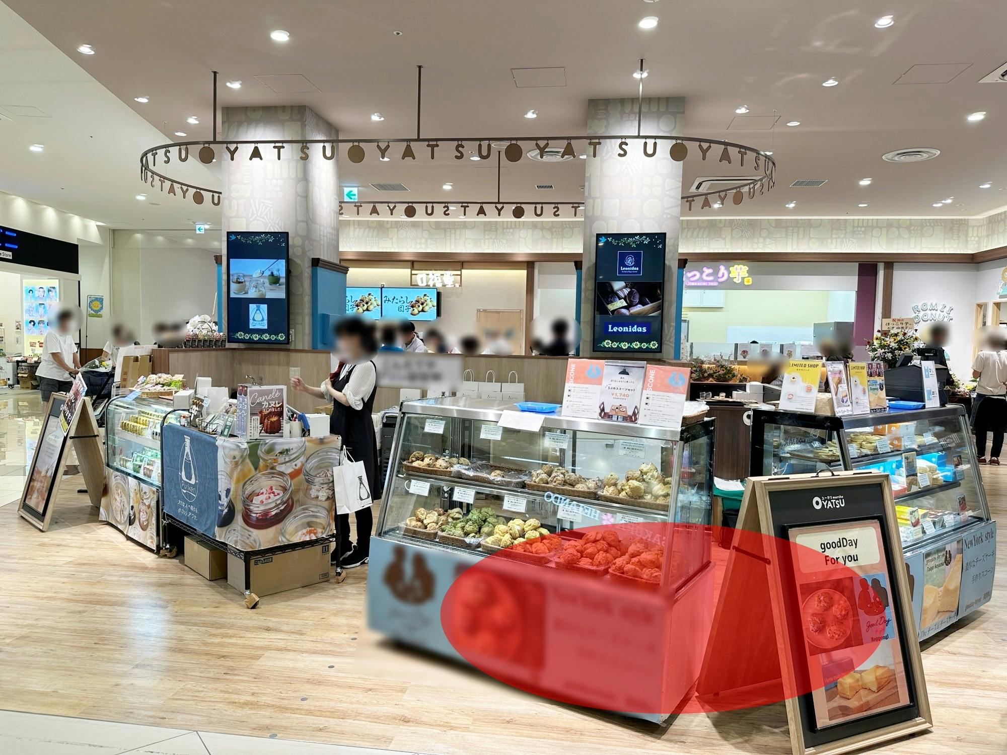 【イオンタウンユーカリが丘】1階スイーツ区画内のイベントスペース(OYATSU13㎡)