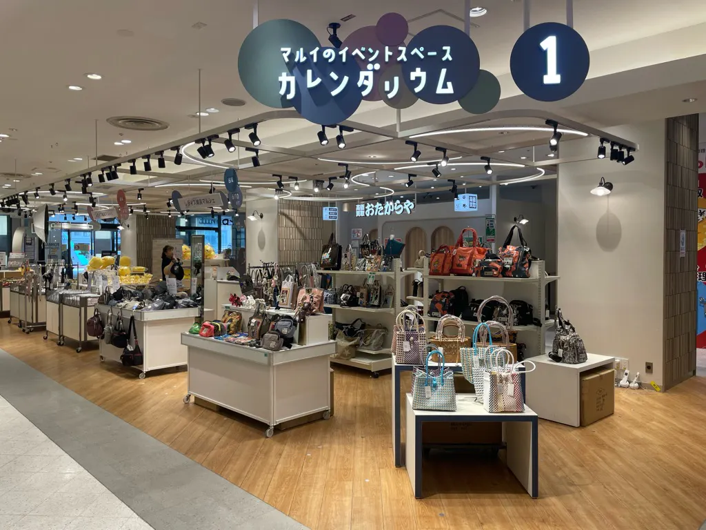 【大宮マルイ】2階 カレンダリウムF07【食物販・物販・PRイベント】エスカレーター、エレベーター付近、視認性の高いスペース