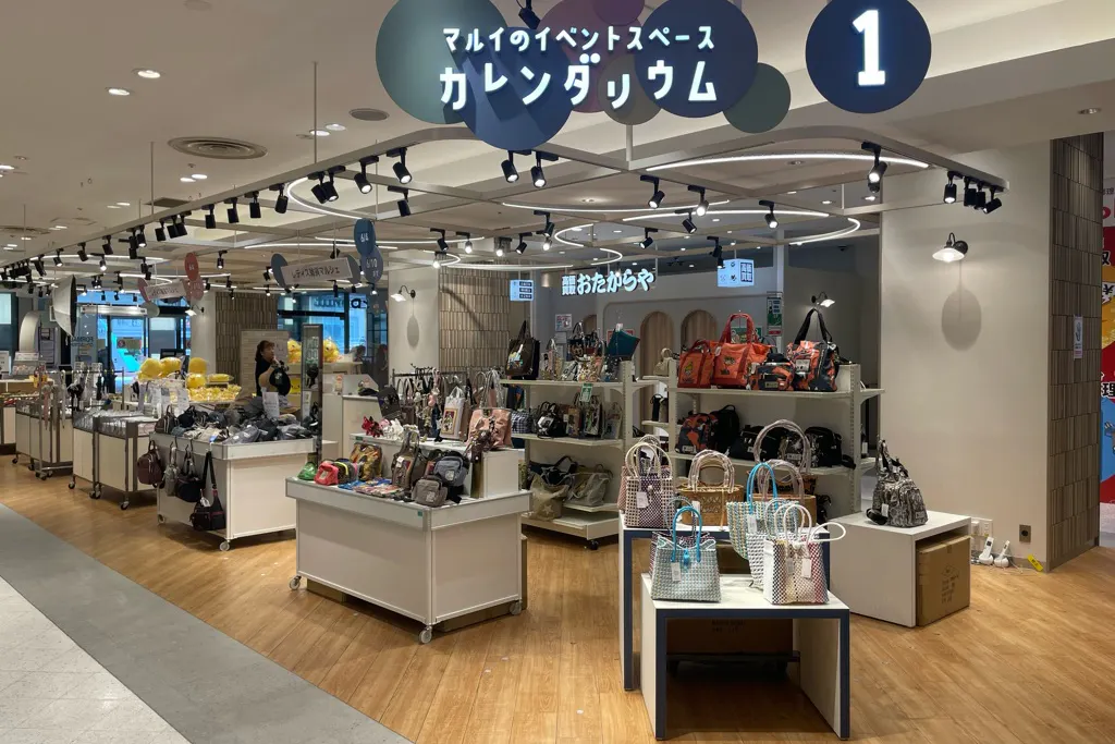 【大宮マルイ】2階 カレンダリウムF07【食物販・物販・PRイベント】エスカレーター、エレベーター付近、視認性の高いスペース