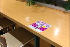 【イオンモール新小松】モール内広告 フードコートステッカー