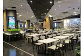 【イオンモール新小松】モール内広告 フードコートステッカー