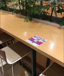 【イオンモール新小松】モール内広告 フードコートステッカー
