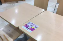 【イオンモール新小松】モール内広告 フードコートステッカー
