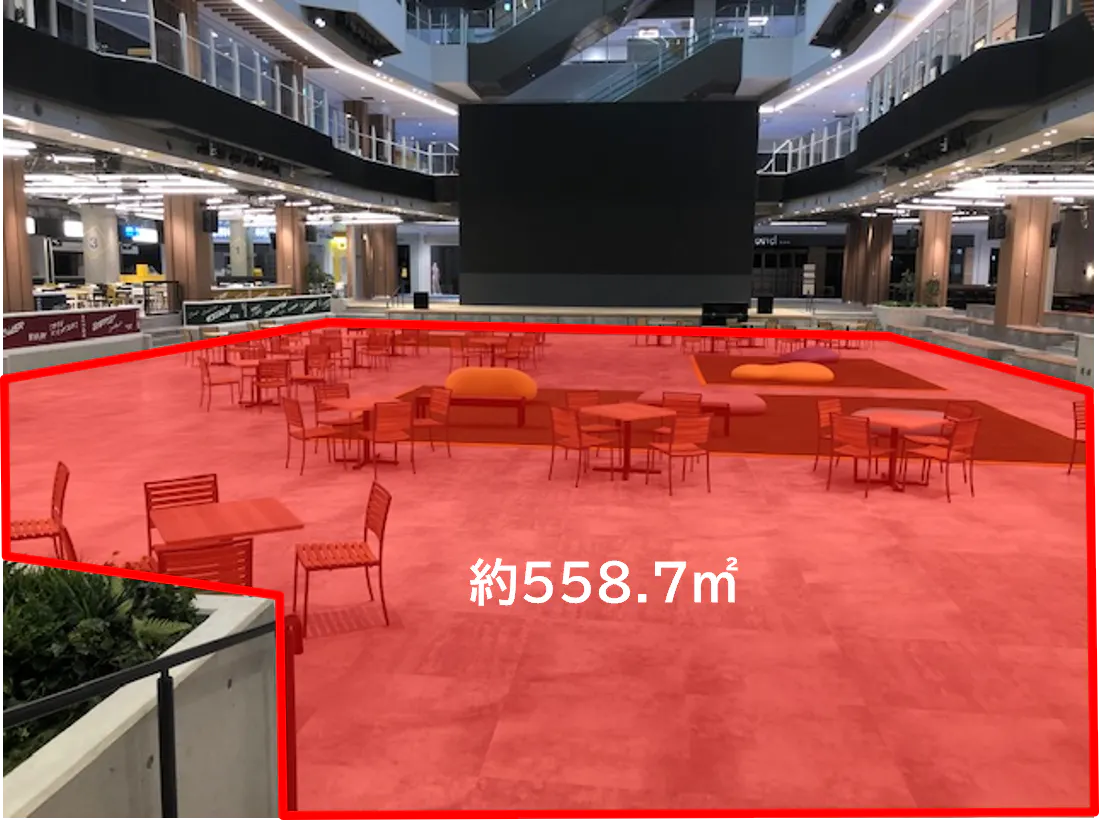 【ららぽーと堺】1階 Fansta XROSS STADIUM