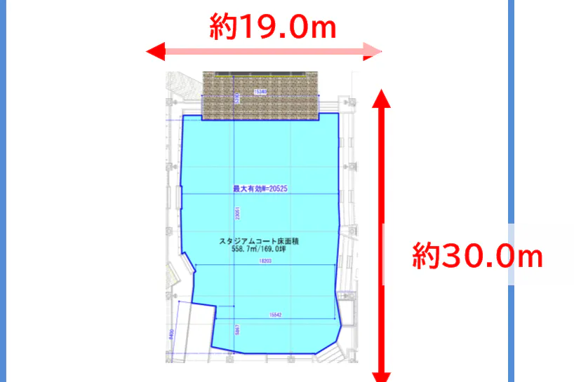 【ららぽーと堺】1階 Fansta XROSS STADIUM