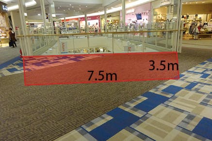 【イオンモール神戸北】3F さつきブリッジ(スタジオアリス前)※ベンチ無