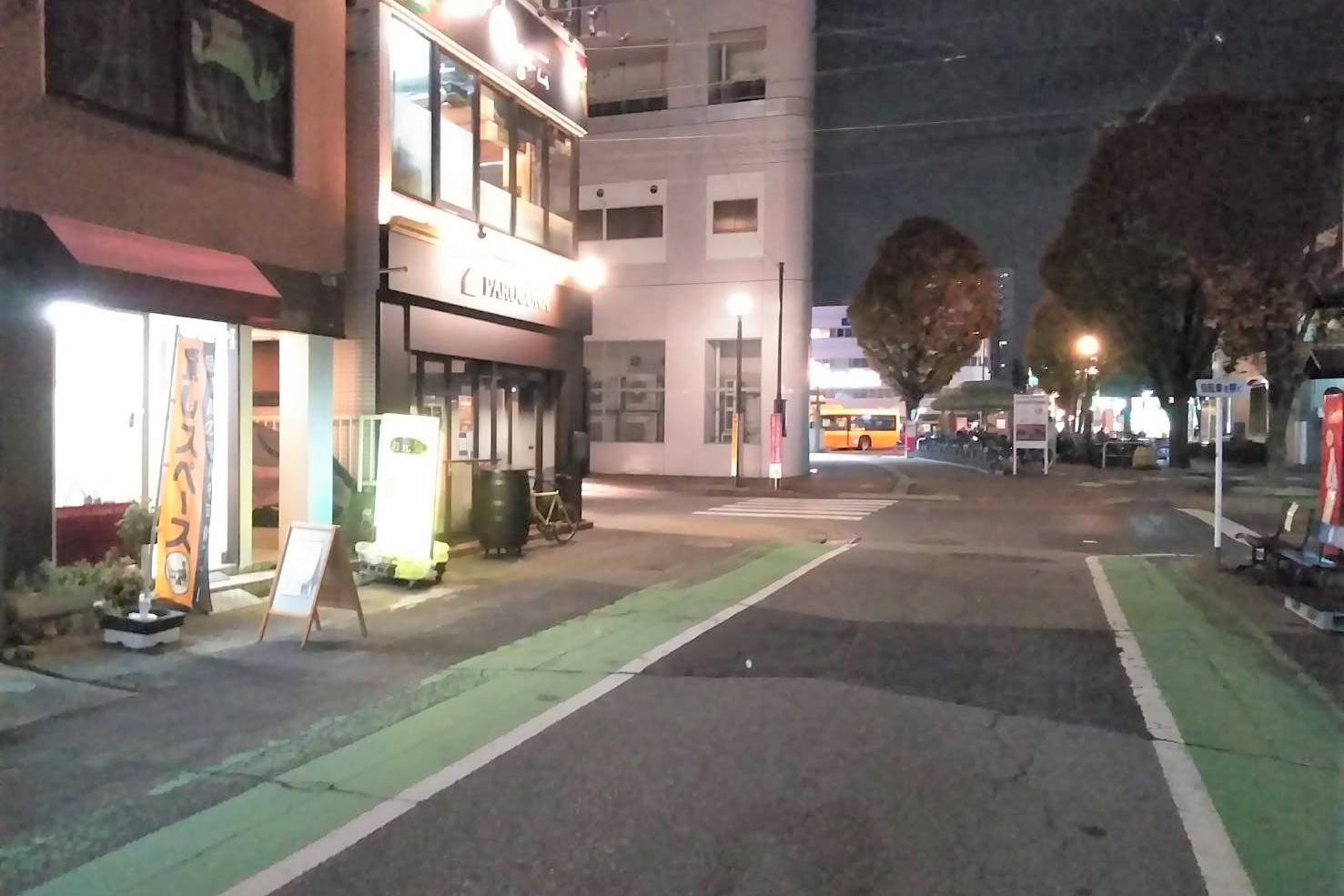 夜間はこの明るさです