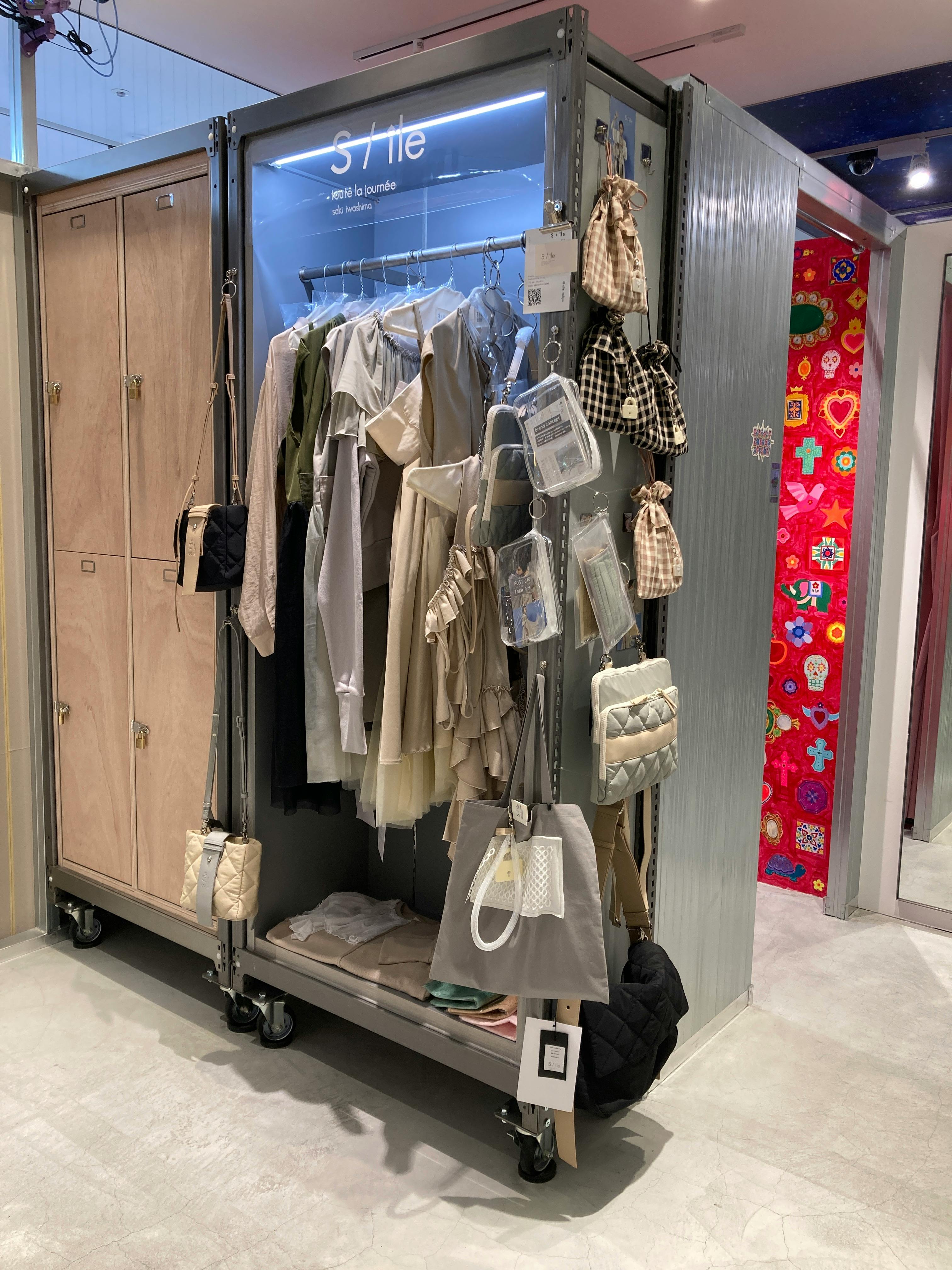 【ラフォーレ原宿/明治神宮前駅1分】愛と狂気のマーケット ポップアップストアやアート展示、商品PRに最適、販売スタッフ不要なロッカースペース(ロッカー)