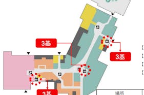 【イオンモール川口】モール内広告 エレベーター扉