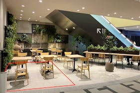 【カレッタ汐留】各種ポップアップやPR系イベント等に最適な複合施設にあるレストスペース