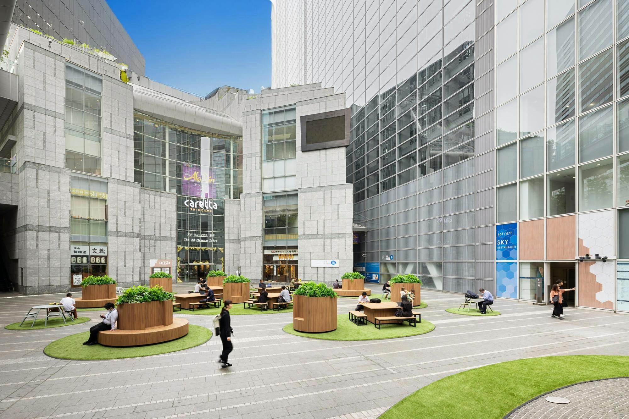 【カレッタ汐留】各種ポップアップやPR系イベント等に最適な複合施設にあるレストスペース