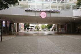 【イオンモール千葉ニュータウン】ピロティ(イオン棟~モール棟間)