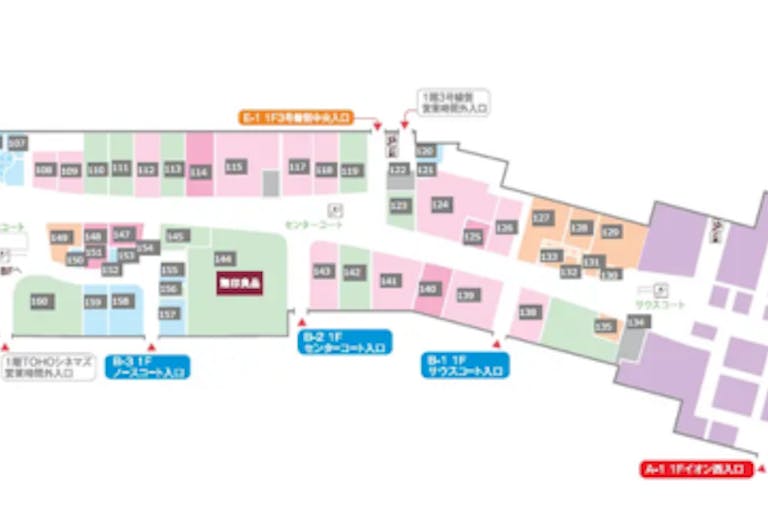 【イオンモール福津】縦型サイネージの画像2