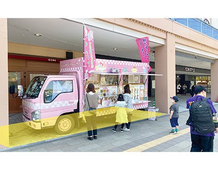 【イオン新浦安SC】1F店外キッチンカースペース