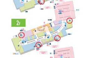 【イオンモール春日部】モール内広告 エレベーター扉