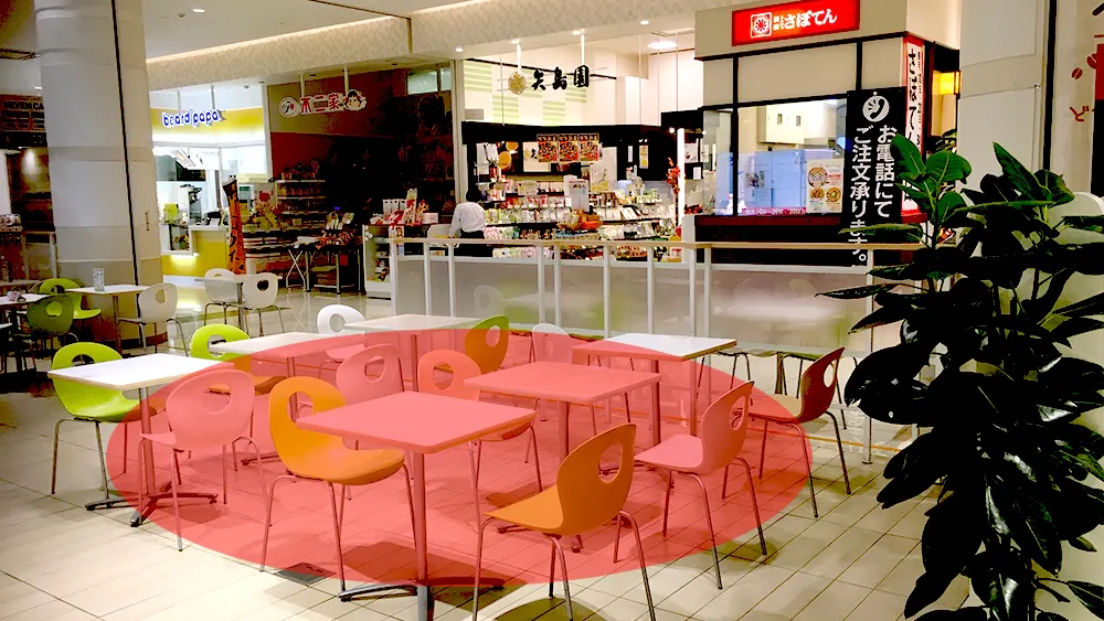 【アリオ上尾】プロモーションイベントに利用可能、1Fインフォメーション前スペース