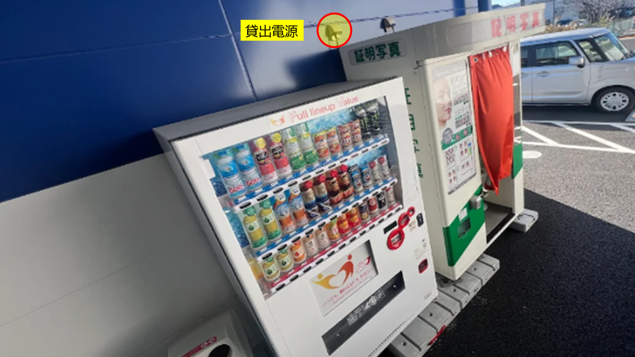 【スーパーセンタートライアル掛川店】【ポーチ前：左側（T）】食物販の出店が可能なトライアルマルシェ（キッチンカー/テント・スペース）