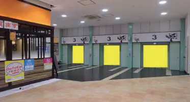 【イオンモール木曽川】モール内広告 エレベーター