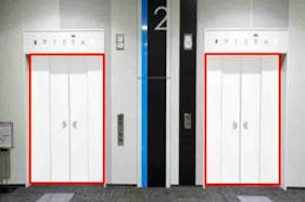 【イオンモール常滑】モール内広告 エレベーター