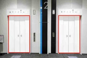 【イオンモール常滑】モール内広告 エレベーター