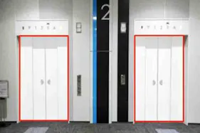 【イオンモール常滑】モール内広告 エレベーター