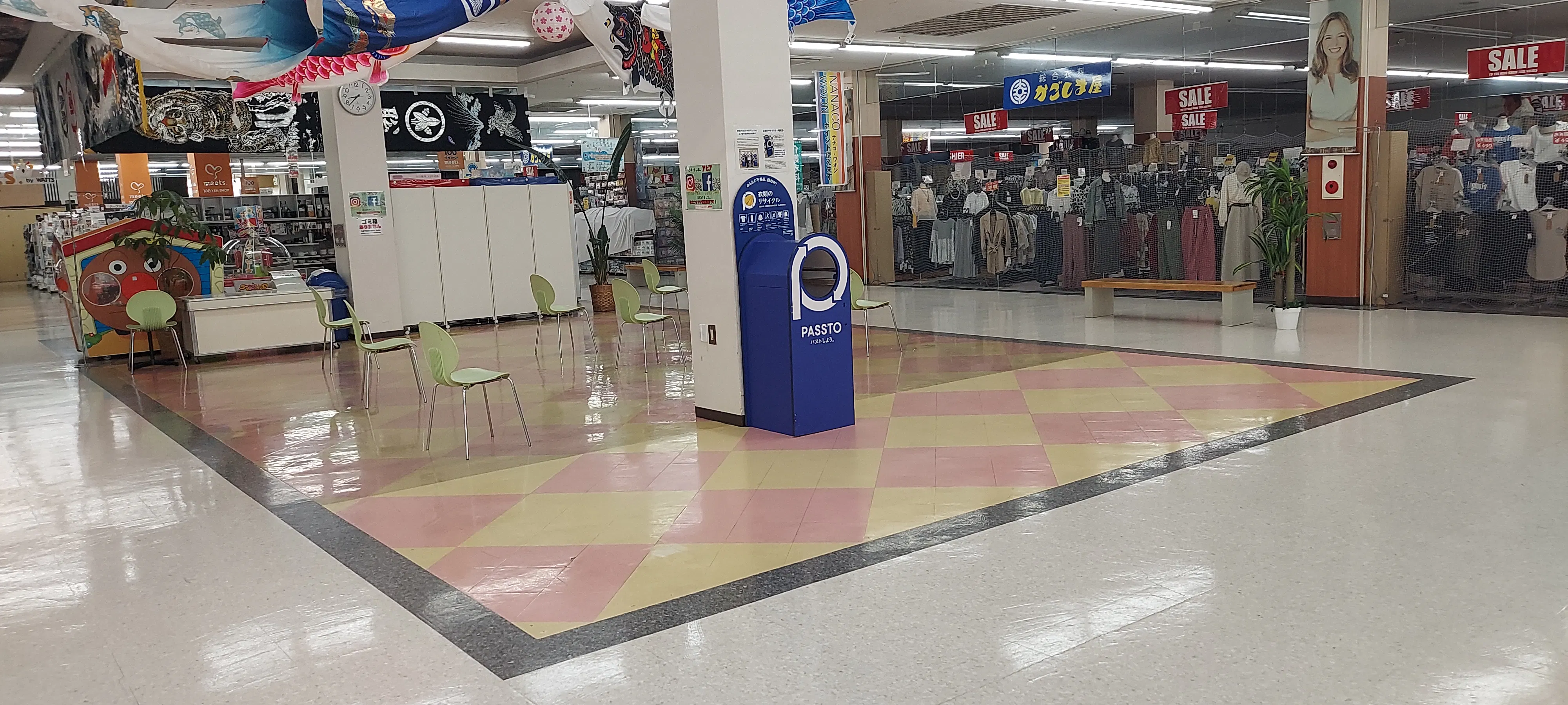 【サンポートしぶしアピア】プロモーションや食物販に最適な人通りの多い視認性抜群な店内中央のレンタルスペース