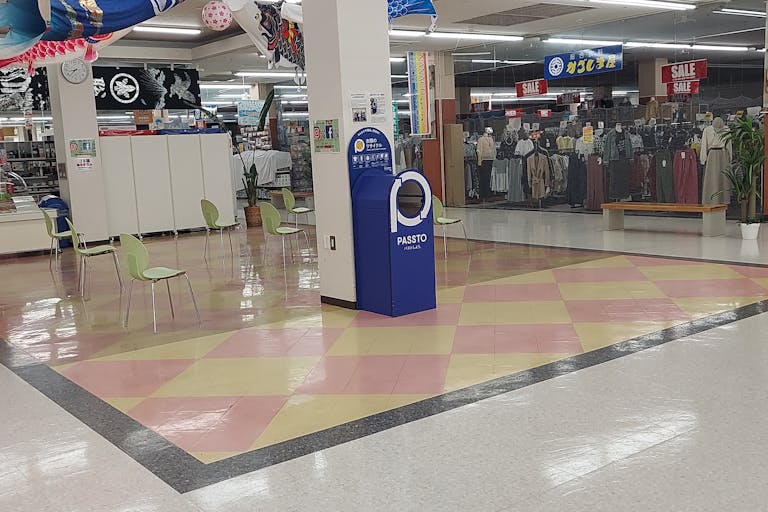 【サンポートしぶしアピア】プロモーションや食物販に最適な人通りの多い視認性抜群な店内中央のレンタルスペースの画像1