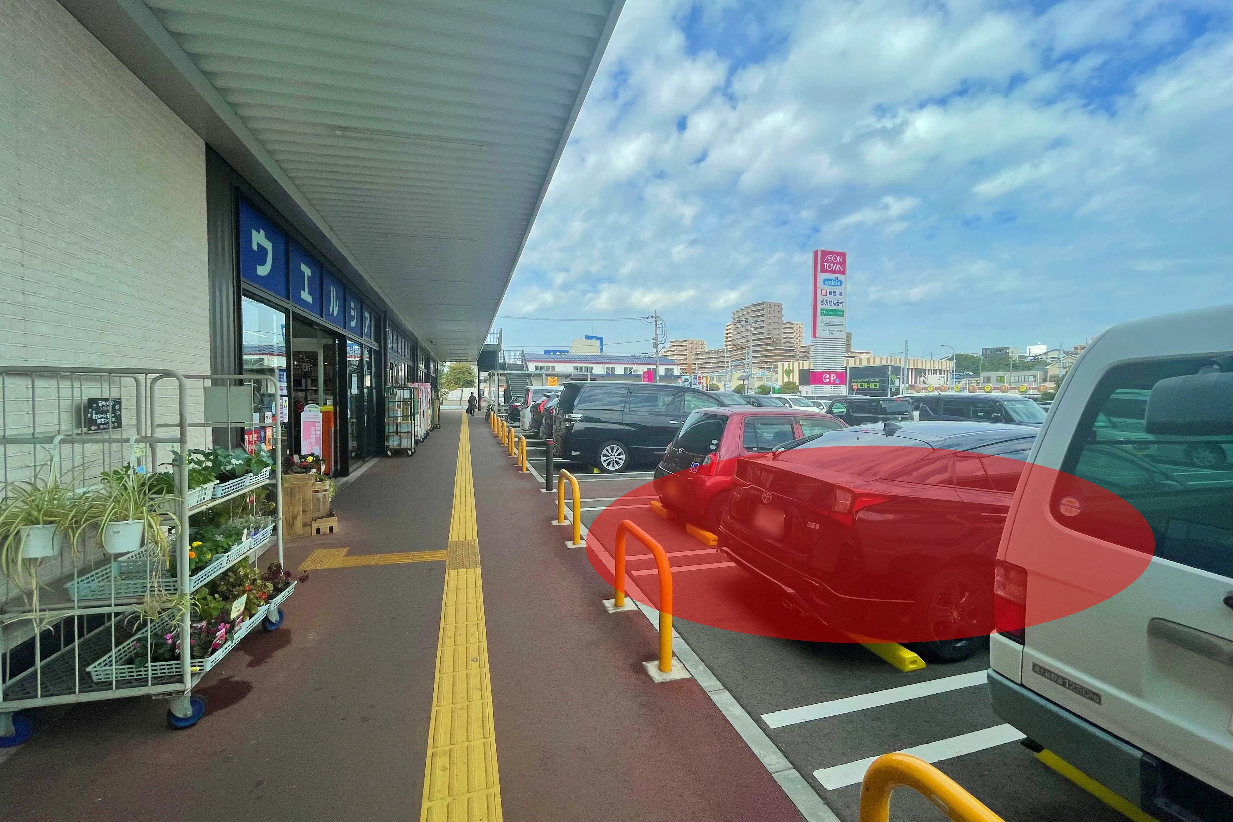 【イオンタウン幕張西】キッチンカーでの出店に最適な商業施設駐車場にあるキッチンカースペース