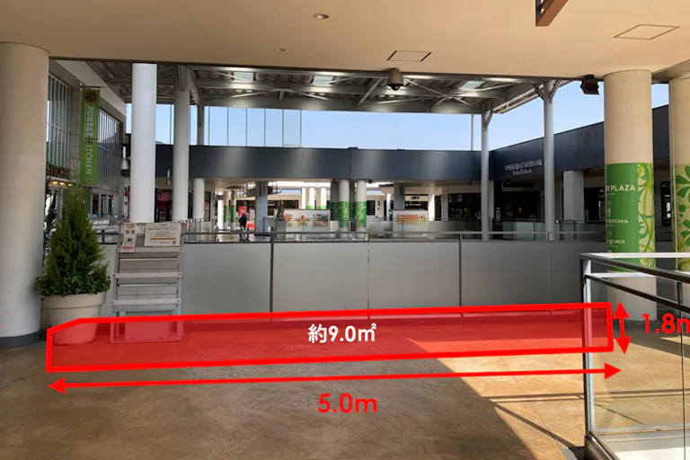 【三井アウトレットパーク 入間】2階 センタープラザ吹抜上共用通路(イーストストリート側)A・Bの画像4