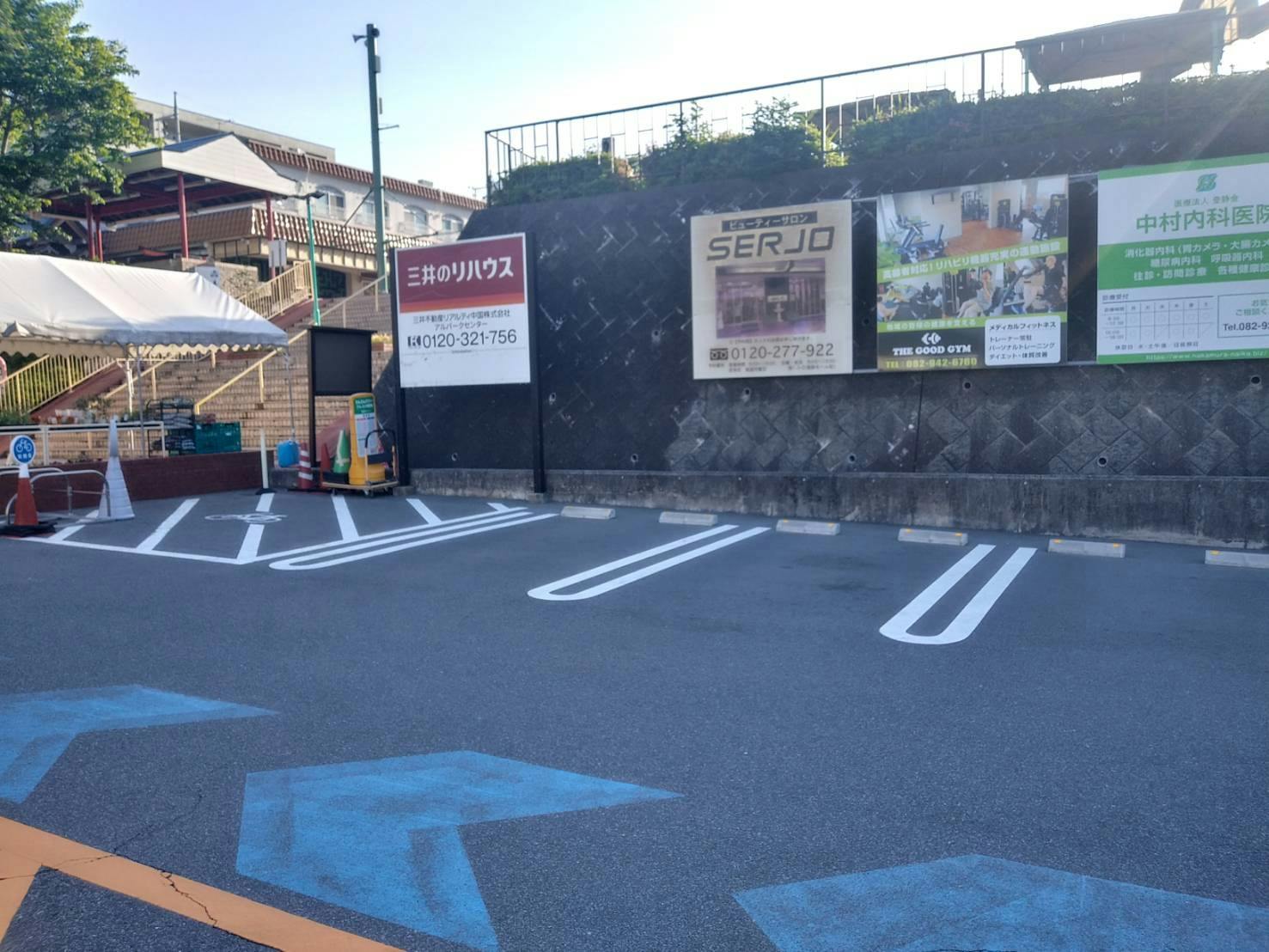 【フレスタ美鈴が丘店】キッチンカーに利用可能な駐車場スペースの画像