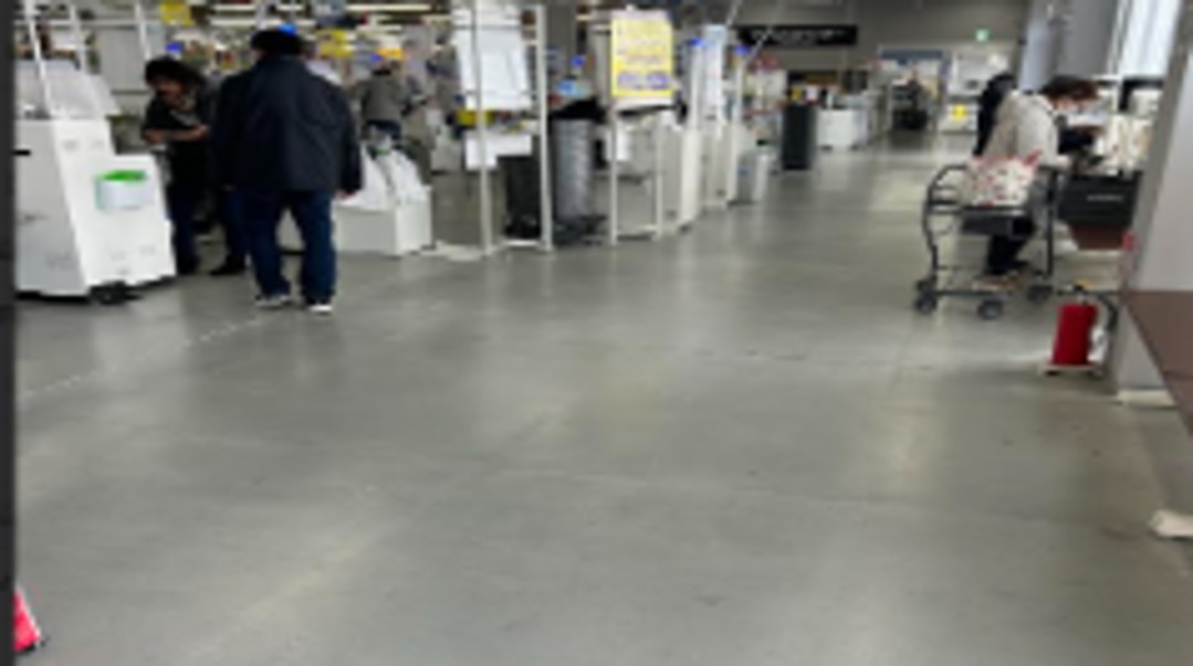 【スーパーセンタートライアル亘理店】販促プロモ活動に最適な『レジアウトスペース』（ミニマムサイズ）