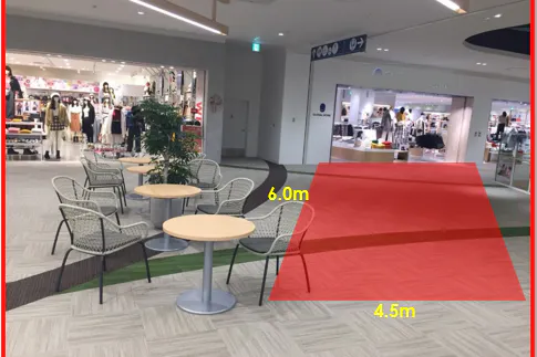 【ららぽーと名古屋みなとアクルス】3階 中央スペース