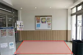 【ゆめマート 豊前】風除室 物販のポップアップストアや販促プロモーションにおすすめな催事イベントスペース