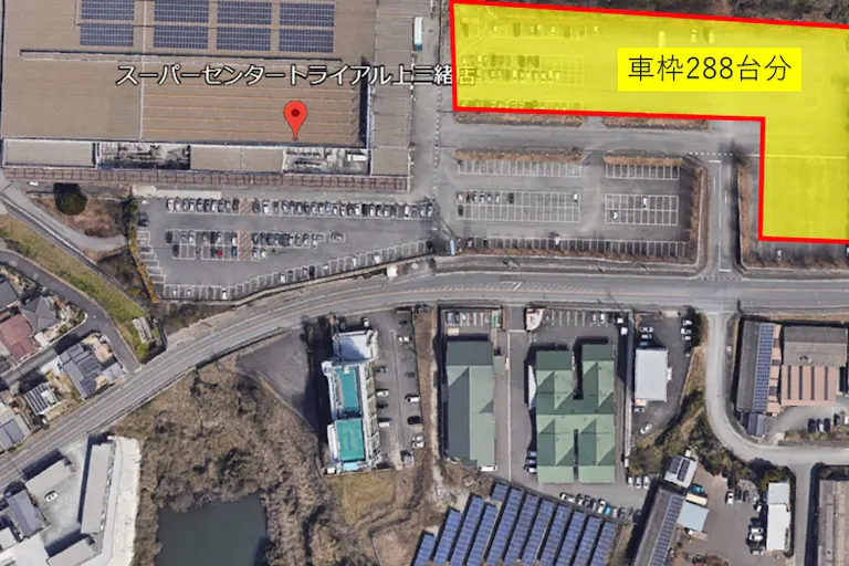 貸出スペース「店舗右側駐車場」