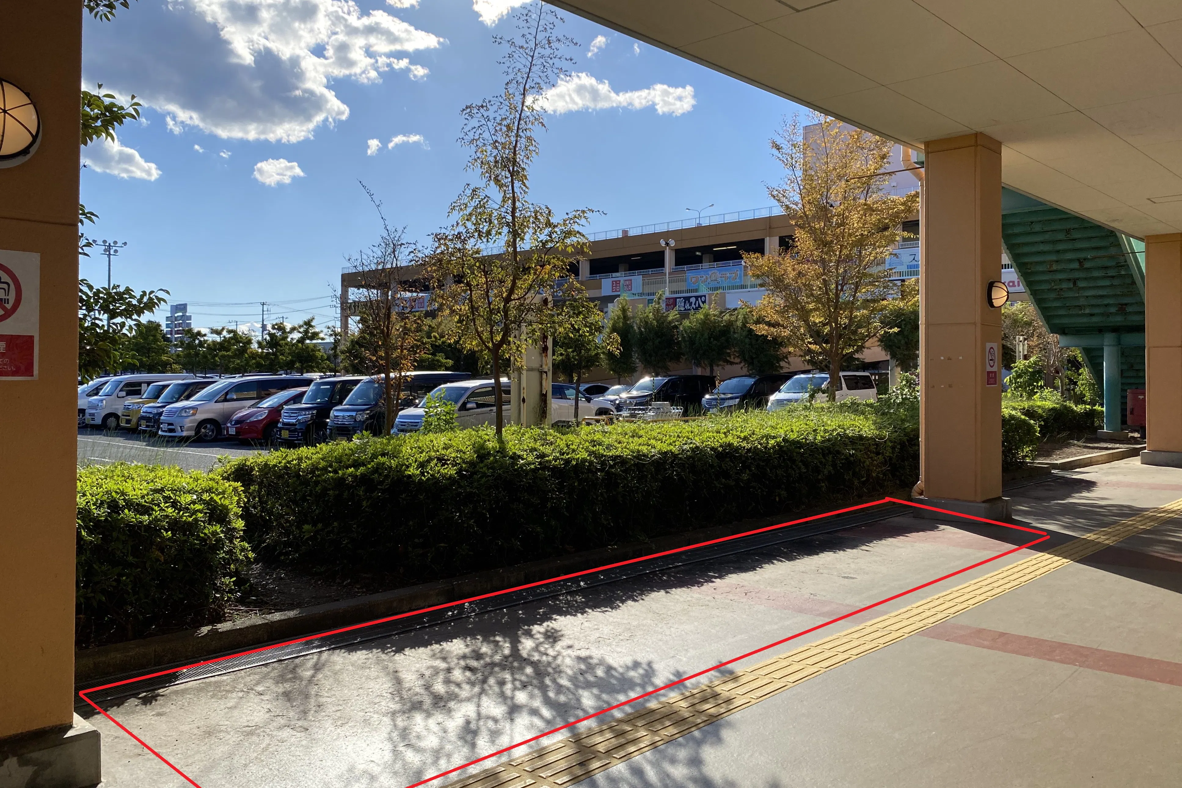 【フレスポ小田原シティーモール】PRや物販に最適な南館1Fの屋外スペース