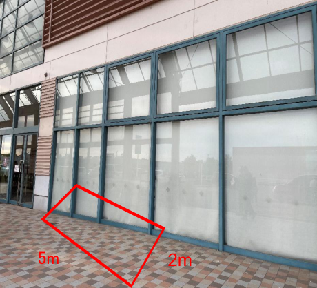 【イオンスーパーセンター五城目】中央入口店頭 販促プロモーションや物販に最適なスーパー店内催事イベントスペース