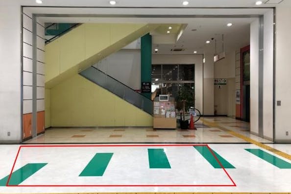 【フレスポジャングルパーク】プロモーション利用が可能なATM側にあるイベントスペース